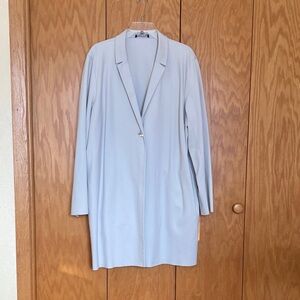 Above the knee, knit jacket